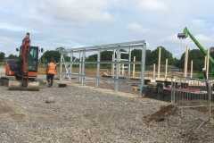 Steel frame construction